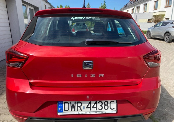 Seat Ibiza cena 44800 przebieg: 52500, rok produkcji 2017 z Ożarów Mazowiecki małe 79